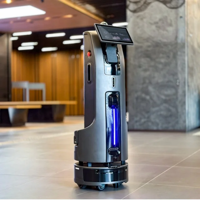 Temi Robot Platform Customized Solutions AI Smart Security Robot Black Jack