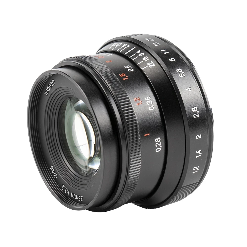 7artisans 35 мм F1.2 II APS-C стандартный объектив с фиксированным фокусным расстоянием совместим при доставке службой E/FX/EOS-M/M43-Mount Sony A6600 A6500 A6400
