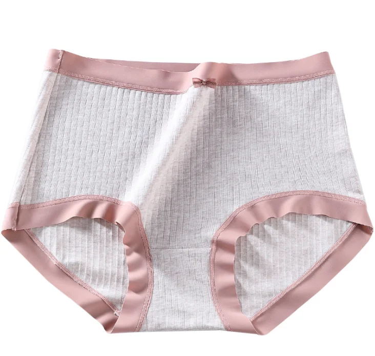 Plus size High Rise Cotton Main Fabric and Anti-bacterial Silk Crotch Women Panties