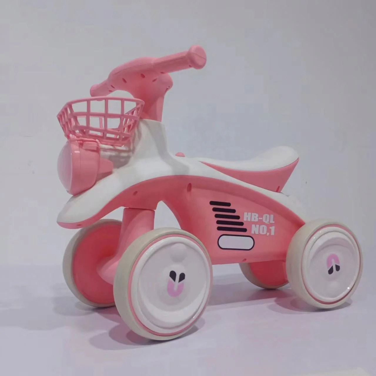Double drive remote control tricycle children  motorcycle self-driving adults with light early education music