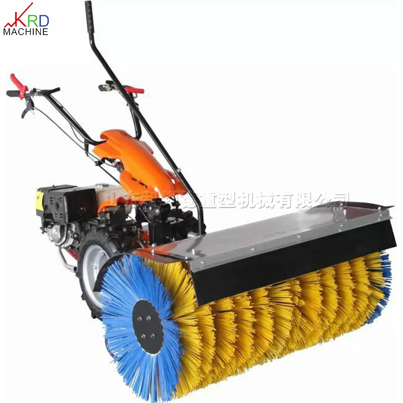 1.1m Small Hand Push Snow Removal Machine Full Gear Snow Throwing Snowplow for Home Property Shed Core Component Engine