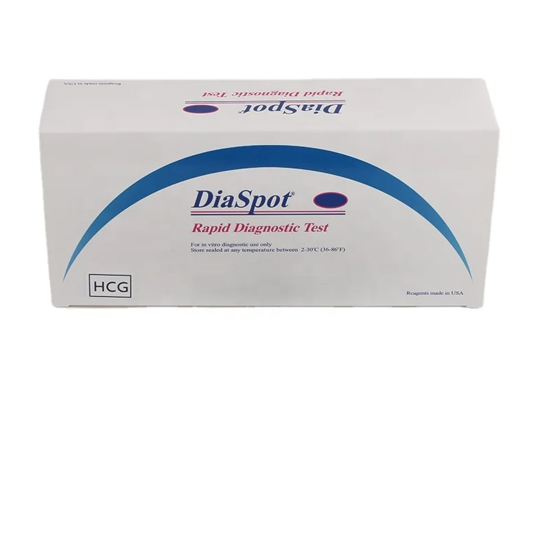 Diaspot HCG Strip 3.0mm Urine and Serum Women Pregnancy Rapid Test Card  Kit