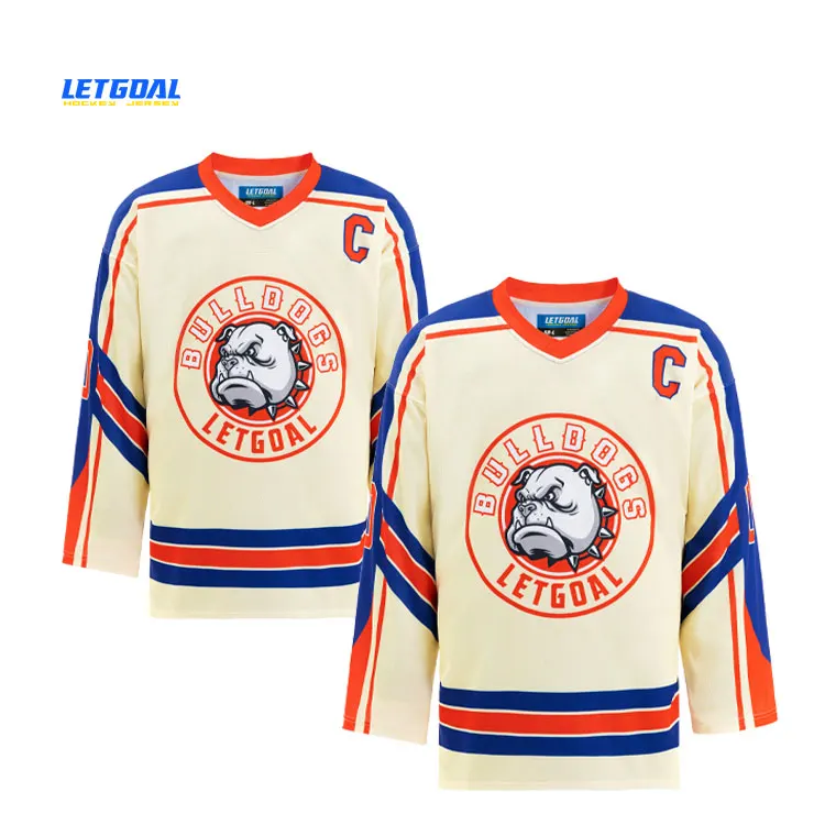 Custom Designed Sublimated Hockey Jersey Unisex Ice Hockey Wear with Team Name for Sports apparel