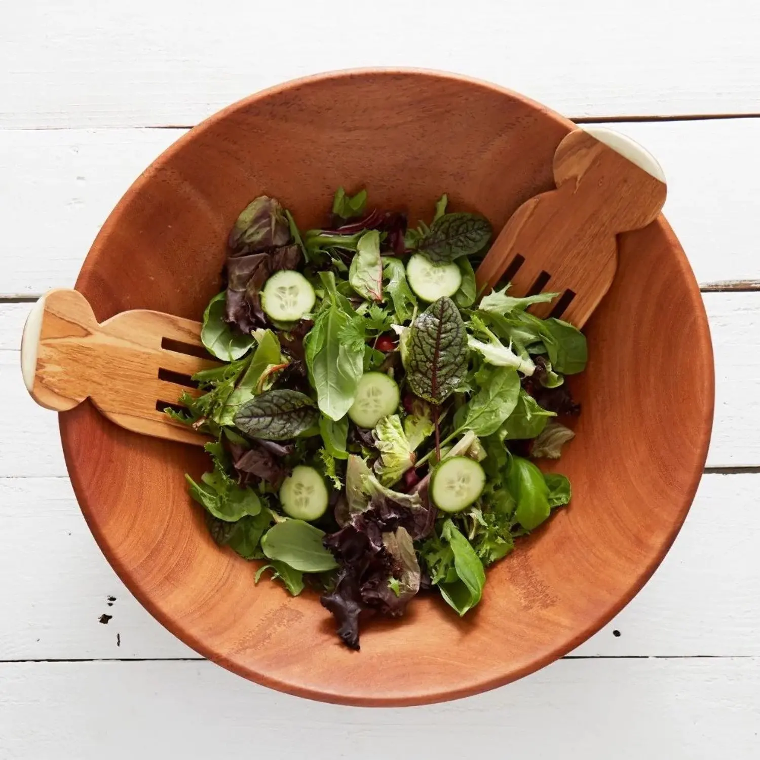 Acacia Salad Hands Salad Servers Wooden Serving Tosser Server Claws for Serving Salad Pasta Fruit On Your Kitchen Counter
