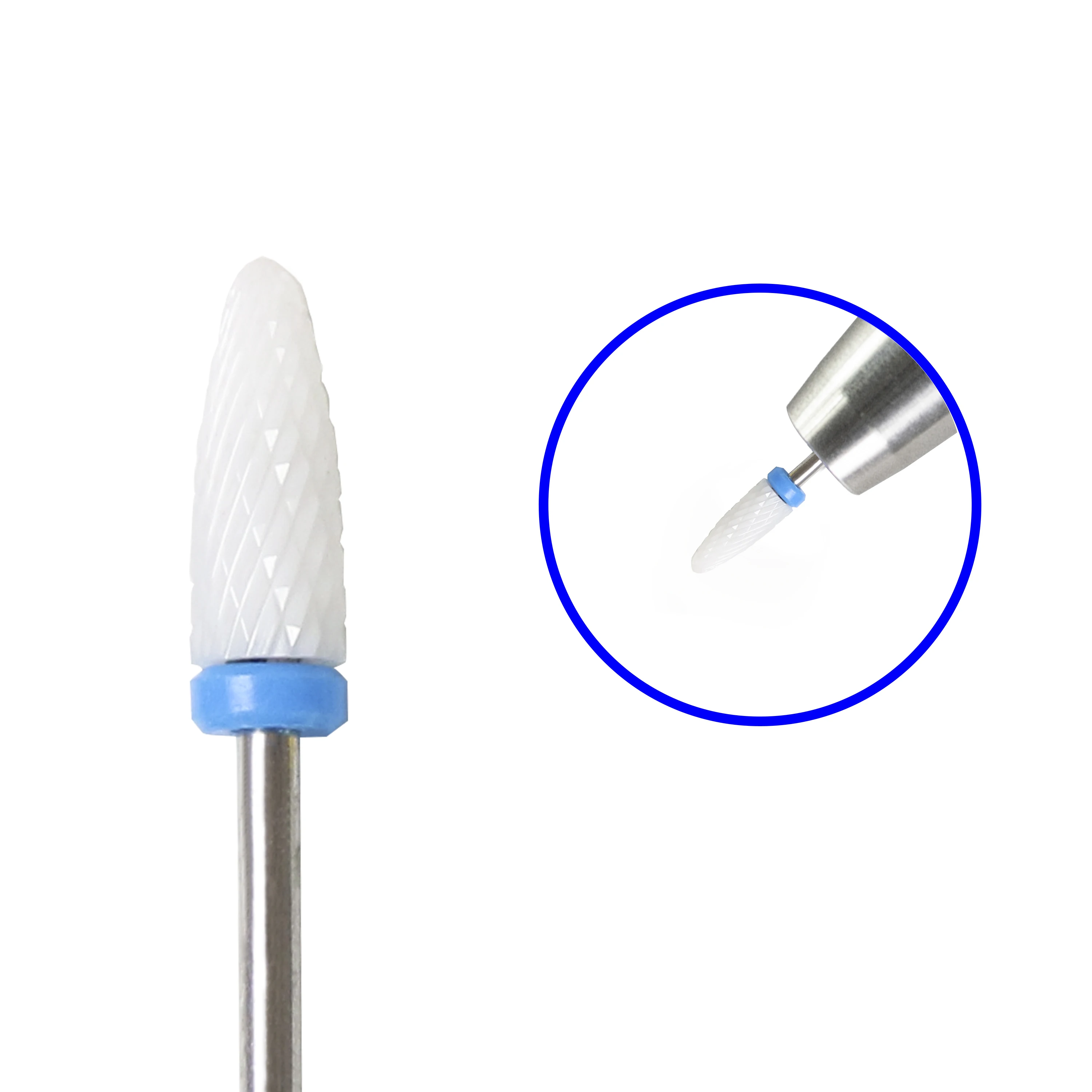 Free Sample Cuticle Professional File Ceramic Nail Drill Bits Set For Nail Drill Machine