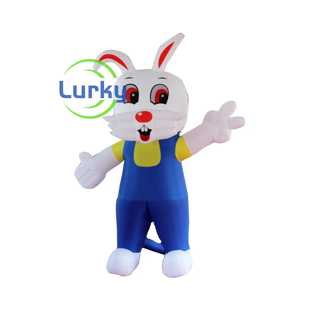 Rabbit Party Cartoon Character Inflatable Air Balloon Decoration Courtyard Model Feature
