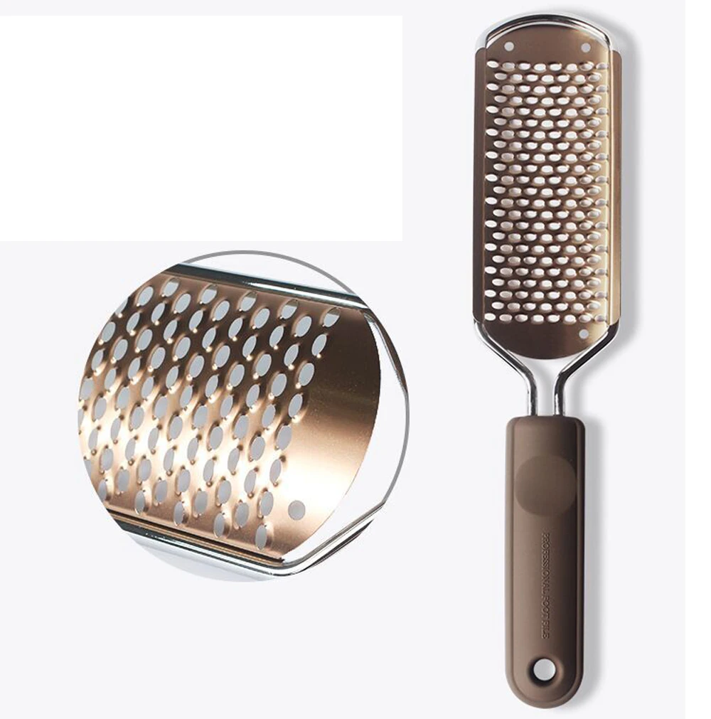 Stainless steel giant foot file salon home sole care tool for trimming dead skin calluses stainless steel foot grinder