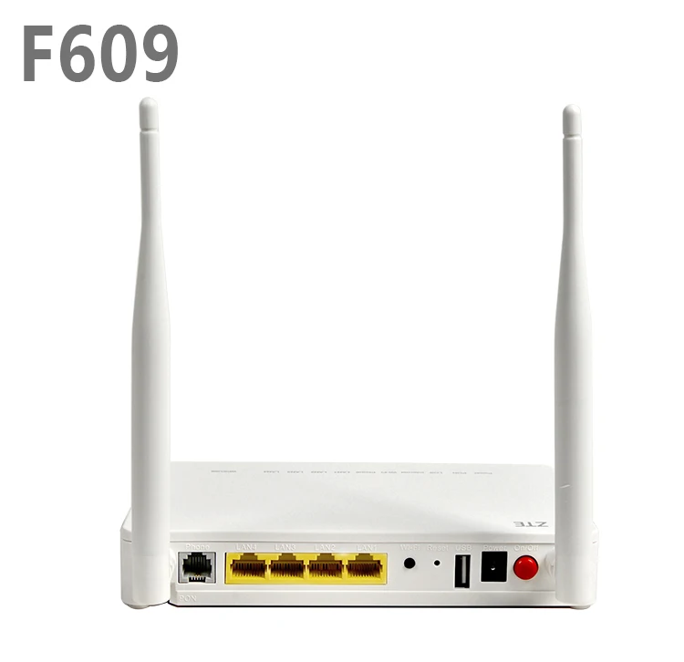 Оптоволоконное сетевое оборудование FTTH GPON EPON AC ONU RF модем F609 4GE + 1 горшок + 1USB + Wifi 2,4 ГГц 4GE GPON ONU