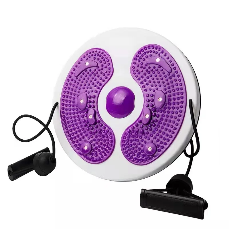 New Arrivals Home Exercise Waist Training Twister Board Foot Massage Twisting Disc with Resistance Bands