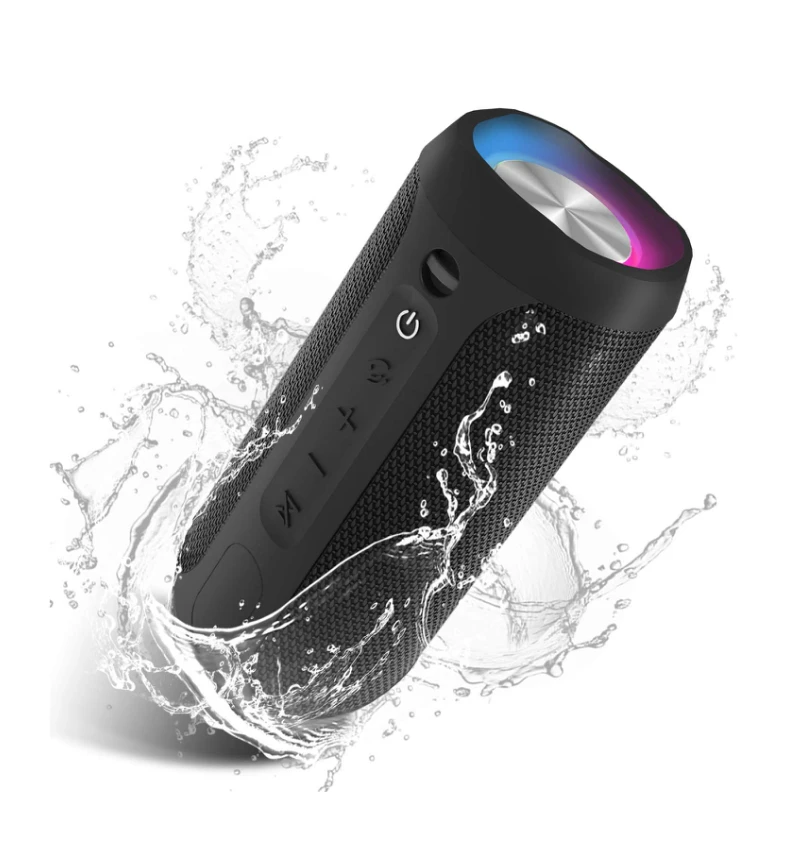 Wholesale Led Bluetooth Speaker 12W Waterproof Mini Bass Bluetooth Stereo Wireless Speakers For Sale
