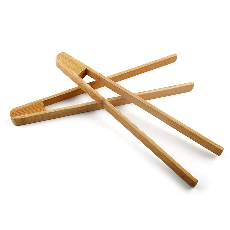 Kitchen Toaster Food Bar Barbecue Baking Tools Bamboo Tweezers Kitchen Gadgets Bamboo Food Tongs for Food