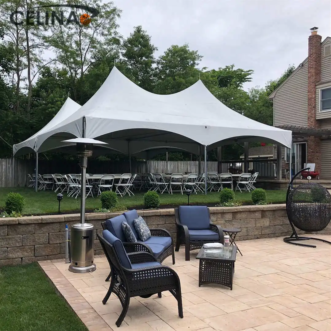 15ftX30ft Cheap Factory Price Pointue Commercial Trade Show Tent Big Event Outdoor Exhibition Stand Tents