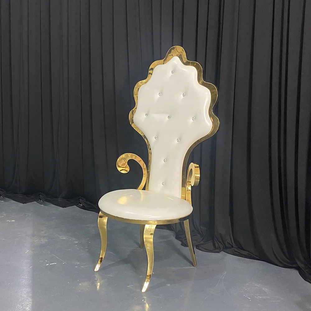 Contemporary Wedding Furniture Wedding Chairs Modern Design Soft Back High End And Faux Leather Throne Chairs For Sale