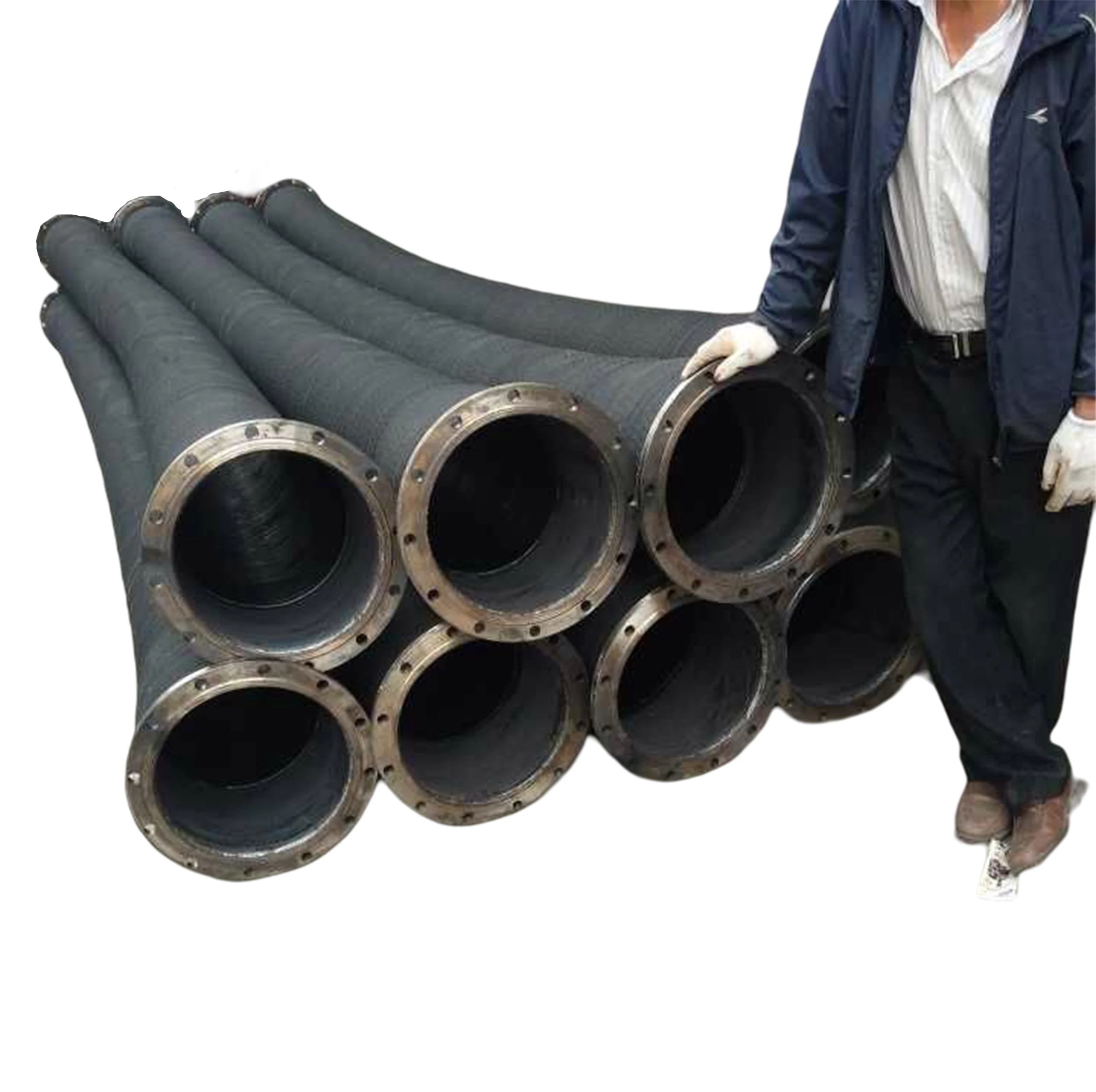 Гибкий усиленный разрядный Водяной насос oem 6 дюймов резиновый всасывающий шланг для