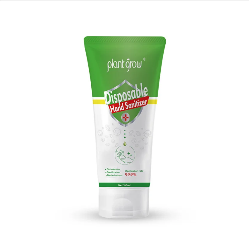 Fast delivery in stock Mini hand sanitizer 60ml 75% alcohol hand sanitizer gel