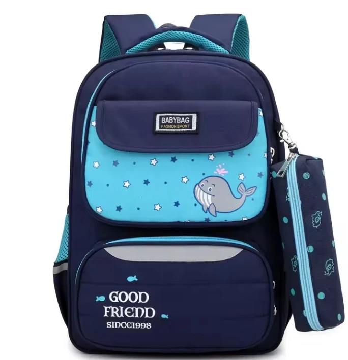 Wholesale Nylon School Bags Cartoon Style Student Backpack for Teenage Girls Leisure School Style