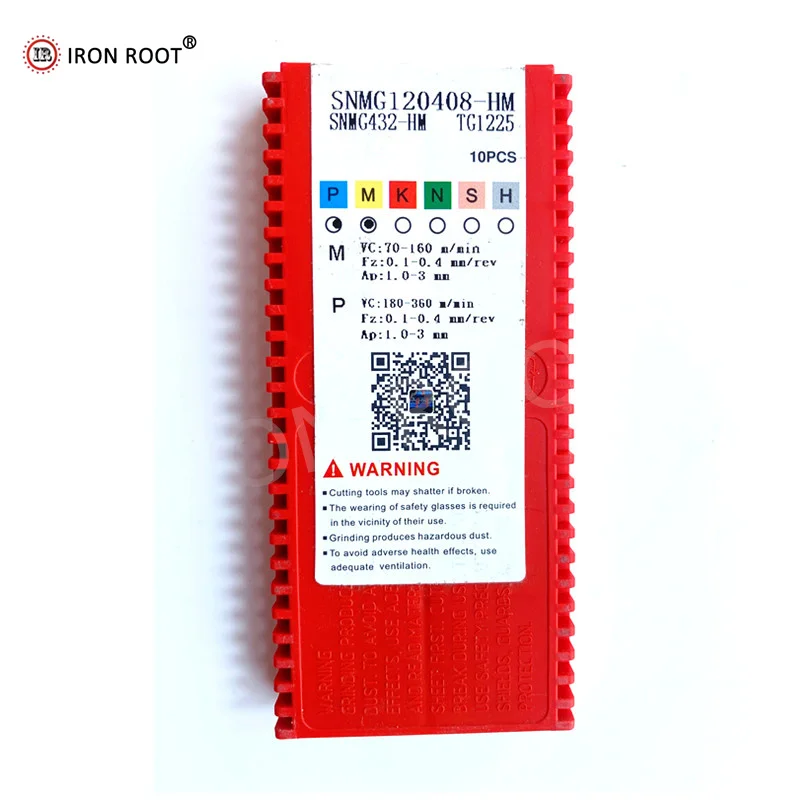 IRON ROOT SNMG120408 SNMG120404 SNMG120408 TG1225 Tungsten Carbide CNC Lathe Cutting Tools Machining  Turning Inserts