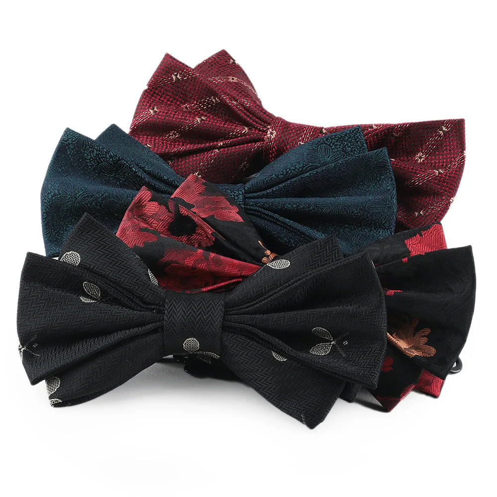 Оптовая продажа мужской кожаный галстук-бабочка с пряжкой аксессуары роскошный черный галстук формальный костюм свадебные галстуки