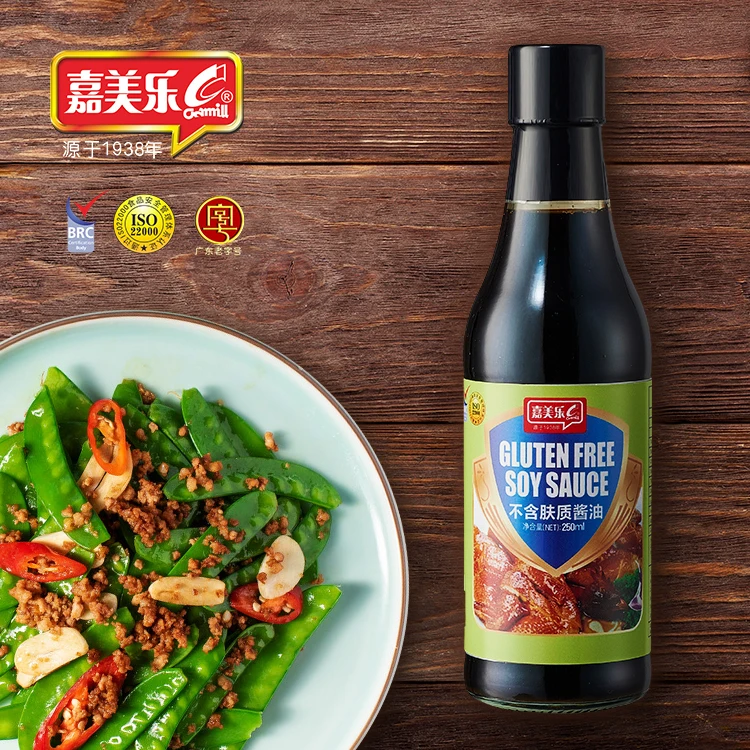 Chinese manufacturer No Addititives premium light liquid soy sauce gluten free light soy sauce