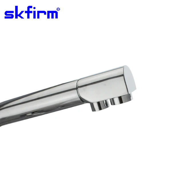 Pure water 4 in 1 water filter tap ceramic cartridge deck mount kitchen sink faucet