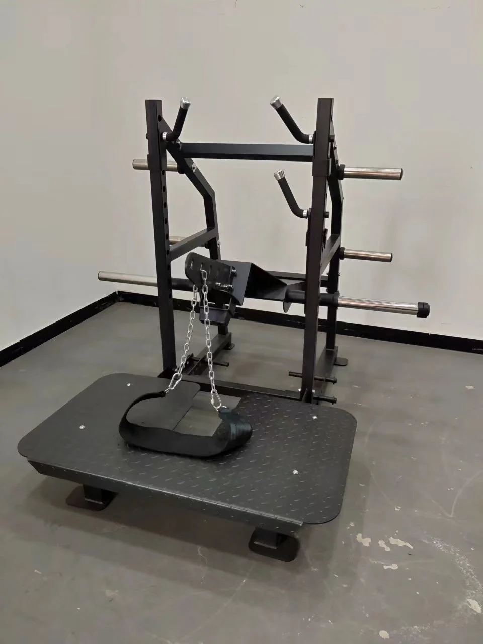 Hot Sale Fitness Equipment Plate Loaded Pit Shark Short Frame Hip Belt Squat Machine Belt Squat Body Weight Machine