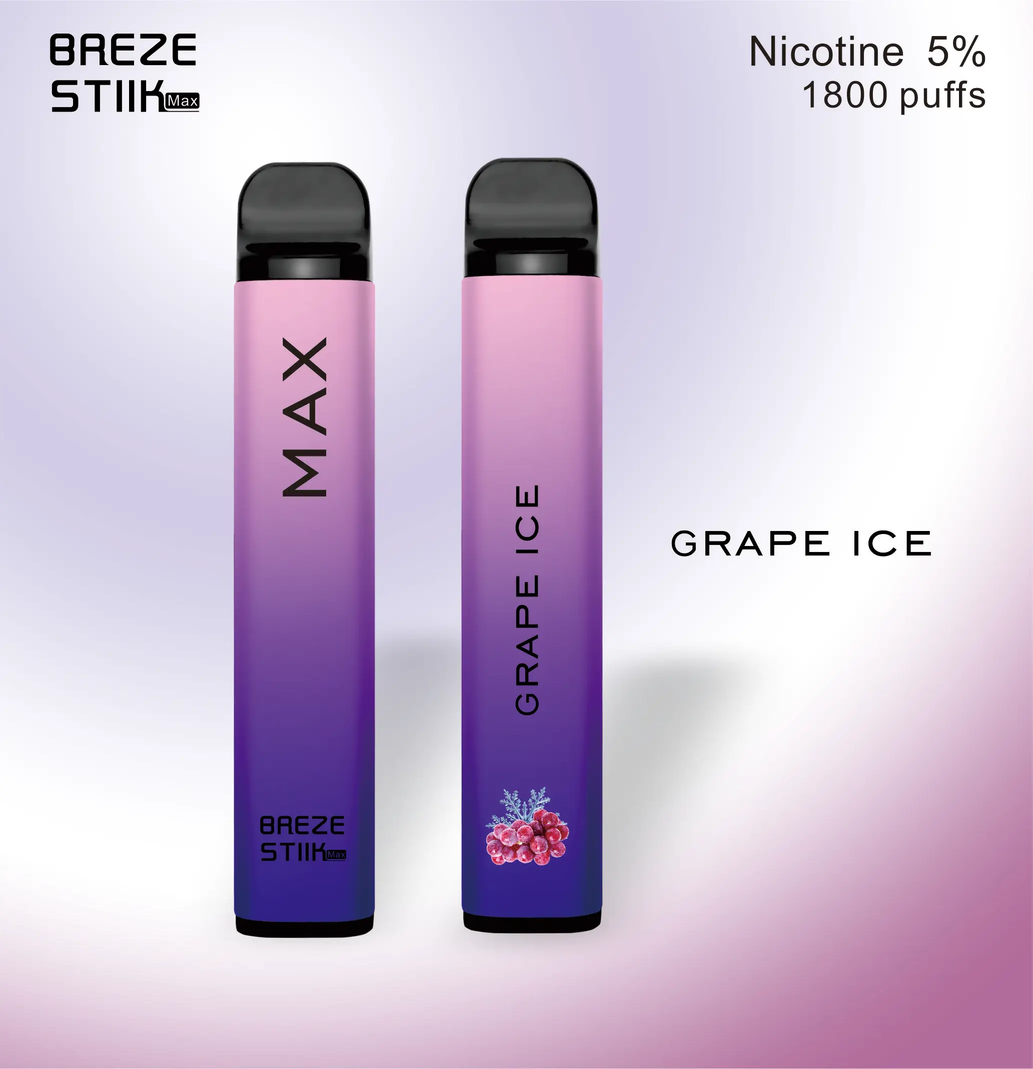 Оптовая продажа, одноразовая электронная сигарета с батарейным блоком без платы управления питанием, 1800 затяжек, OEM/ODM