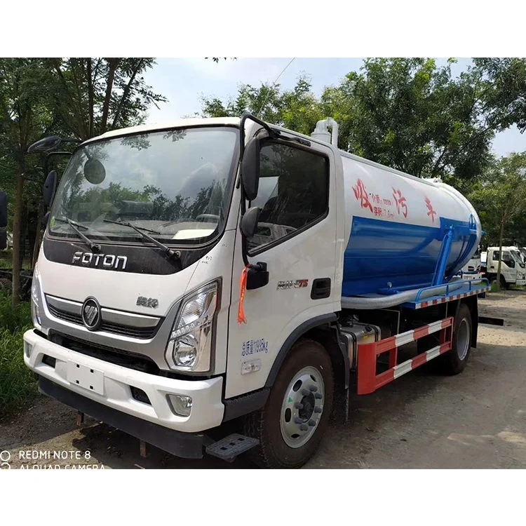 Euro 3 Sewage Tanker Truck Suction Trucks 2.771L