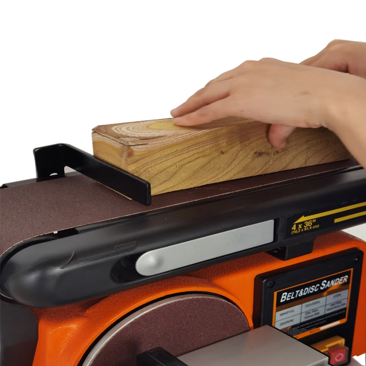 Home use fast delivery woodworking disc sander compact belt sander grinder