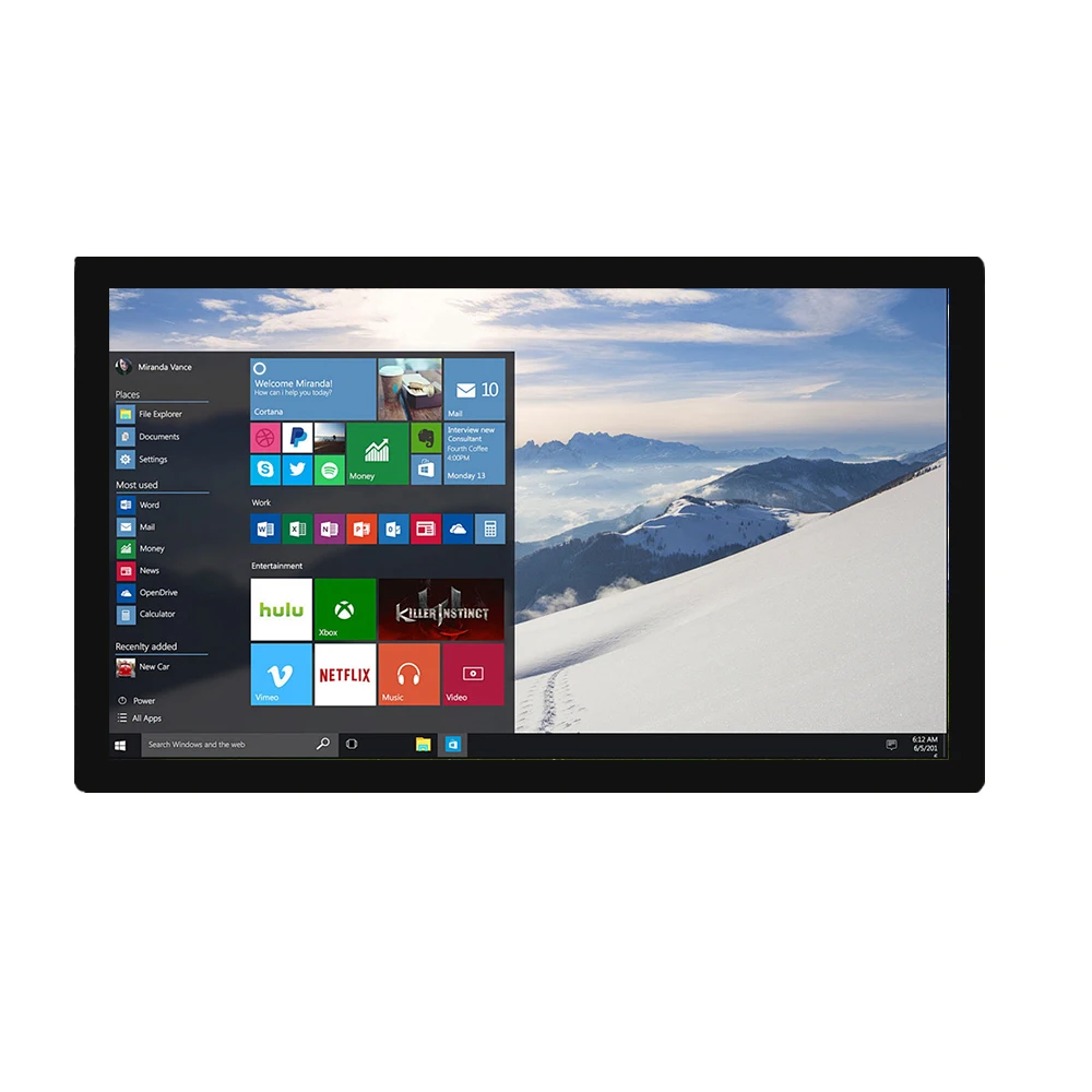 All in one pc High Performance 27 inch  aio touch screen PC industrial Windows Industrial PC for industrial use