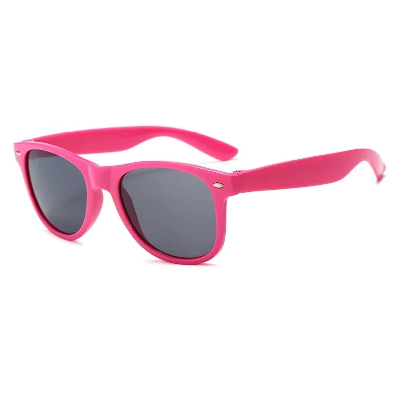 Classic Promotional Gift Rainbow Color Customized Logo Plastic Shades Fashion UV400 Polarized Colored Sunglasses