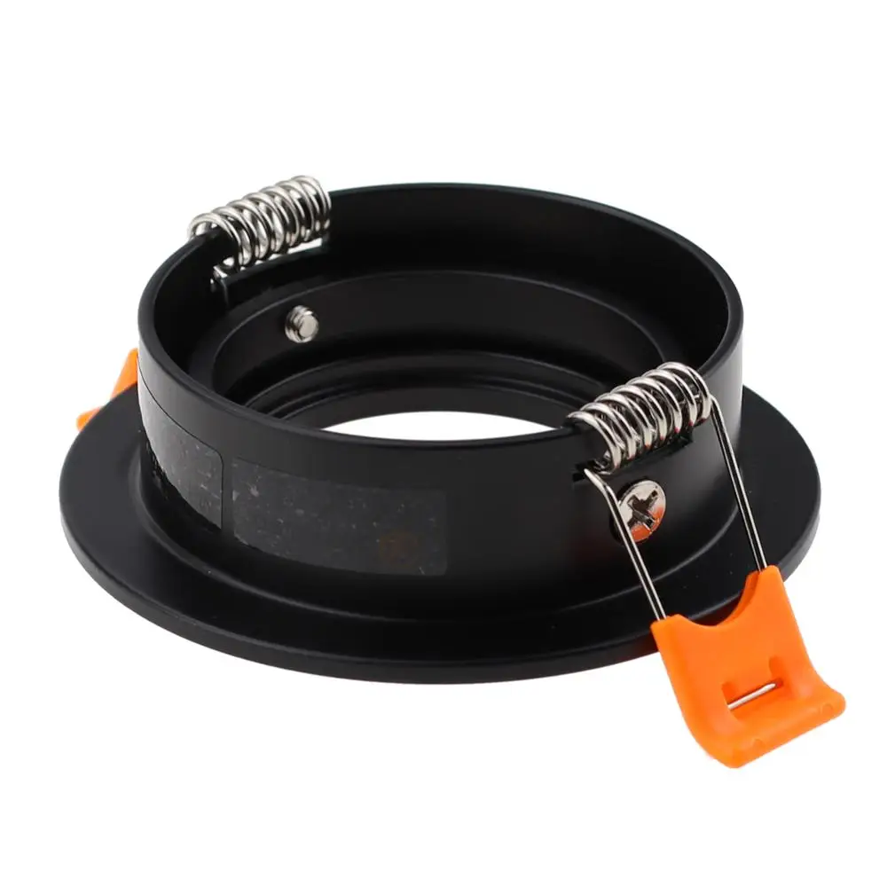 
High Quality Diameter 90mm Architecture Light Fitting GU10 MR16 Led Bulb Housing Parts Round Downlight Casing 