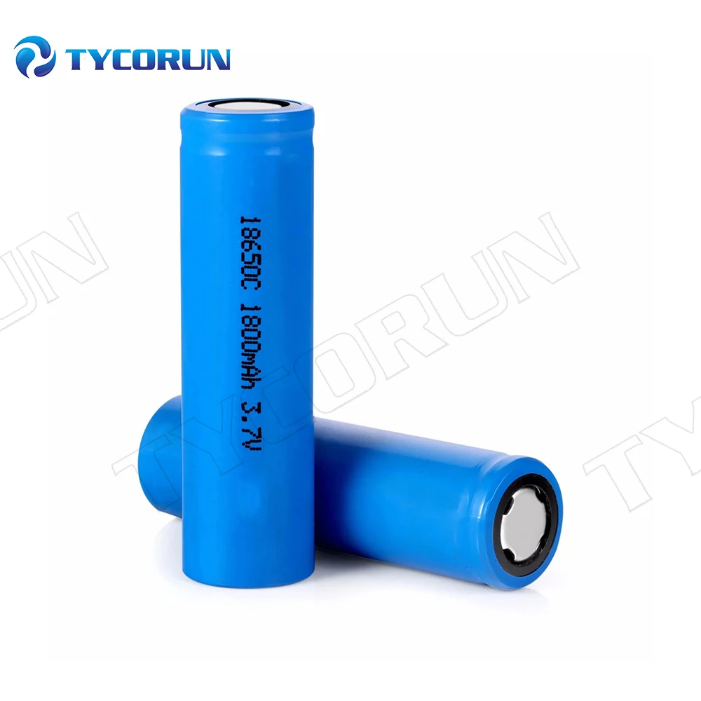 Tycorun 18650 recycled battery cell 3.7v power 2600mAh 5000mAh 6000mAh lithium-ion batteries