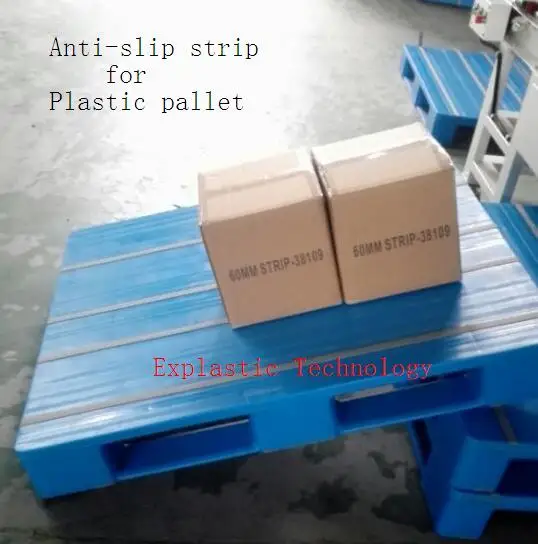 Anti-Slip Strip series for plastic pallet to increased load safety in transport