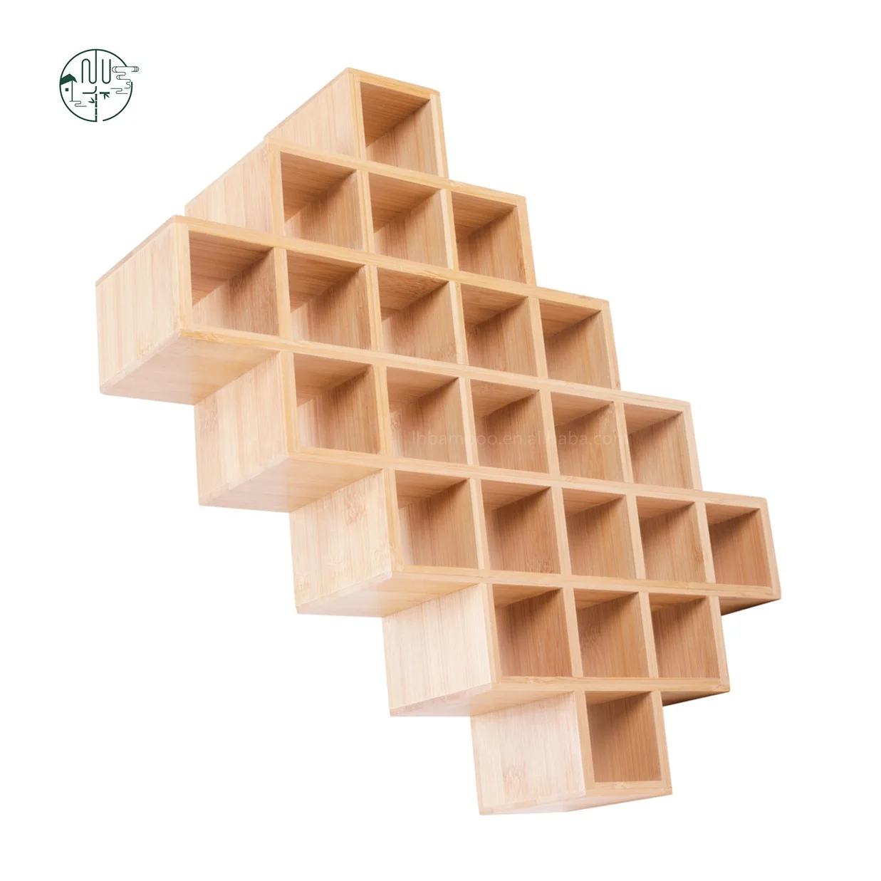 
Popular Bamboo Spice Rack Kitchen Storage Organizer Rack with 23 Jars 