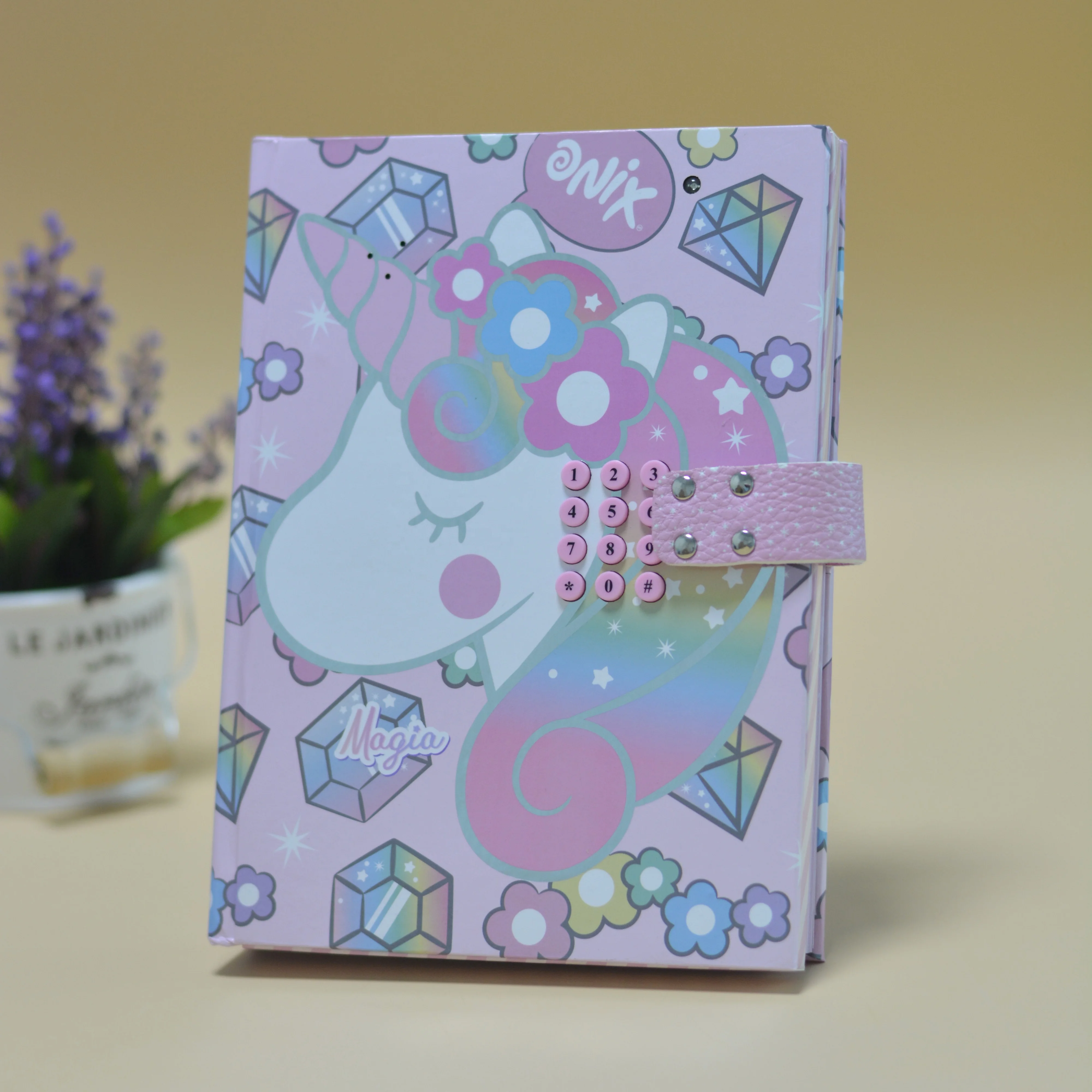 Shenzhen Factory Direct Selling Fashion Unicorn Secret Diary with Password