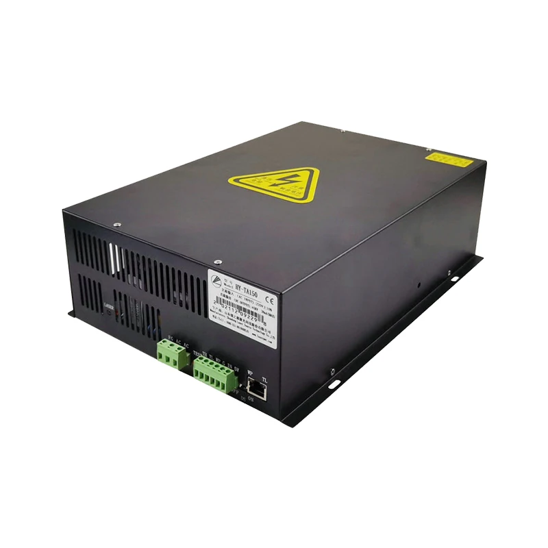 HY-T150-HX 120w Co2 Laser Power Supply with High Voltage Connector for 100-150w Laser tube Cutting and Engraving Machine