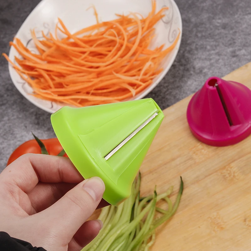 Vegetable Fruit Slicer Stainless Steel Potato Cutting Spiral Slicer Carrot Shred Device Cook Salad  Radish Cutter Kitchen Tools
