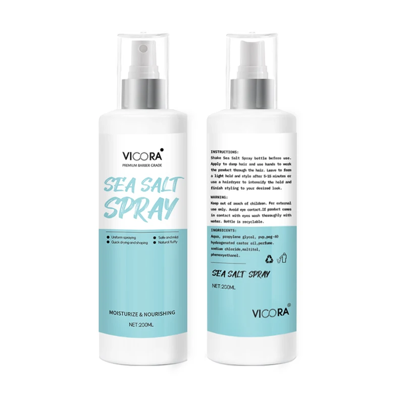 Best Sea Salt Wave Spray Fine Hair for Men and Women Straight Liquid Adults Coconut Moisturizing Vegan Oil Sheen Hair Spray