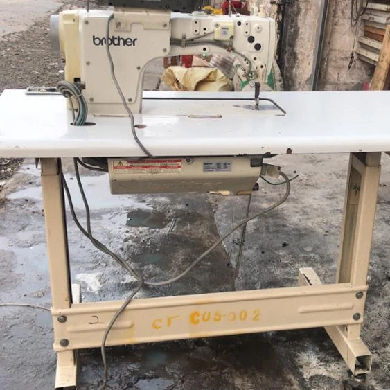  Б/у промышленная швейная машина brother 7200C с одной иглой и прямым приводом триммером для