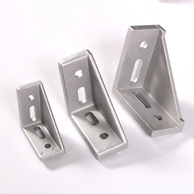 Aluminum L Shape Brace Corner Joint Right Angle Bracket