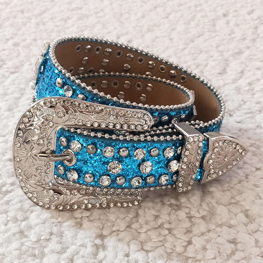 RTS Baby Girls Western Rhinestone Fashion 31 inches Long 3-8 years Colors Wholesale Children Kids Belts