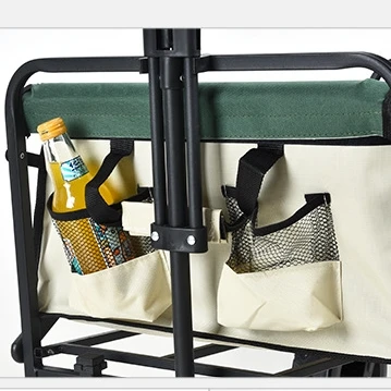 New Outdoor Folding Campsite Car Pulling Goods Small Trailer Folding Wagon For Garden Hand Pull Cart Hand Pull Cart