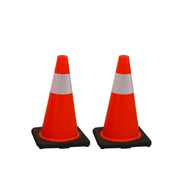 PVC traffic cones safety cone with rubber base with reflective tape