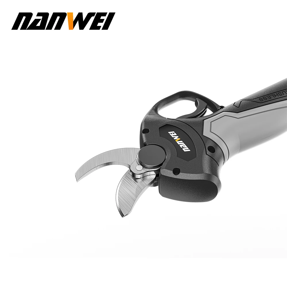 NANWEI Hot Selling Power Shears Battery Powered Charge Garden Tree Pruner Electric Pruning Scissors