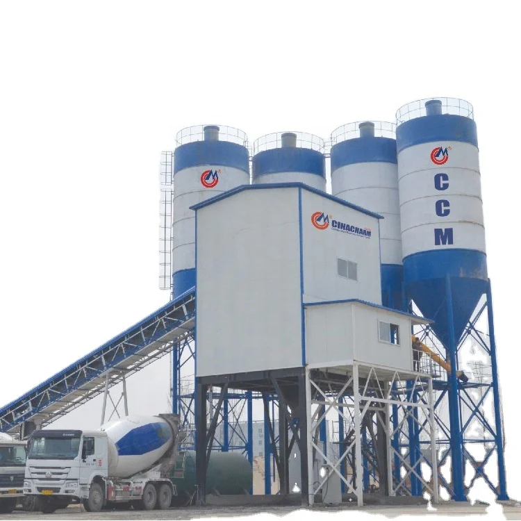 Hzs90 Stationary Wet Mix Concrete Batching Plant Specification Ready Mixed concrete mixing plant concrete plant