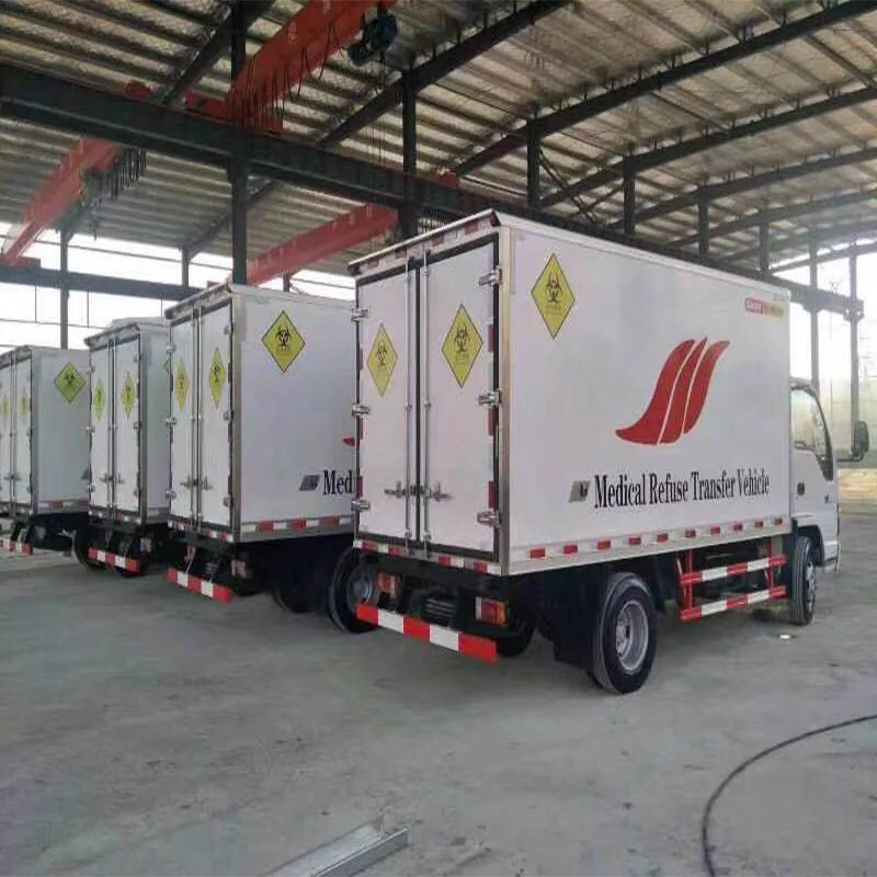 Manufacturer Japan Brand 4x2 Cold Storage Van Refrigerator Truck Medical Refuse Transfer Vehicle Clinical Waste Transfer Vehicle