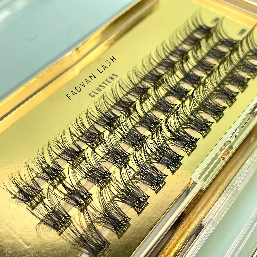 New Arrival Pre-Cut Lash Extensions Diy Cluster Faux Mink Eye lashes Cluster Custom Segment Diy Cluster 3D Lashes Wholesale