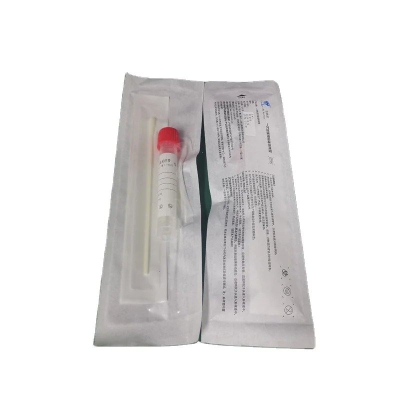 
Manufacturers supply sterile disposable swab sampling tube saliva collector 