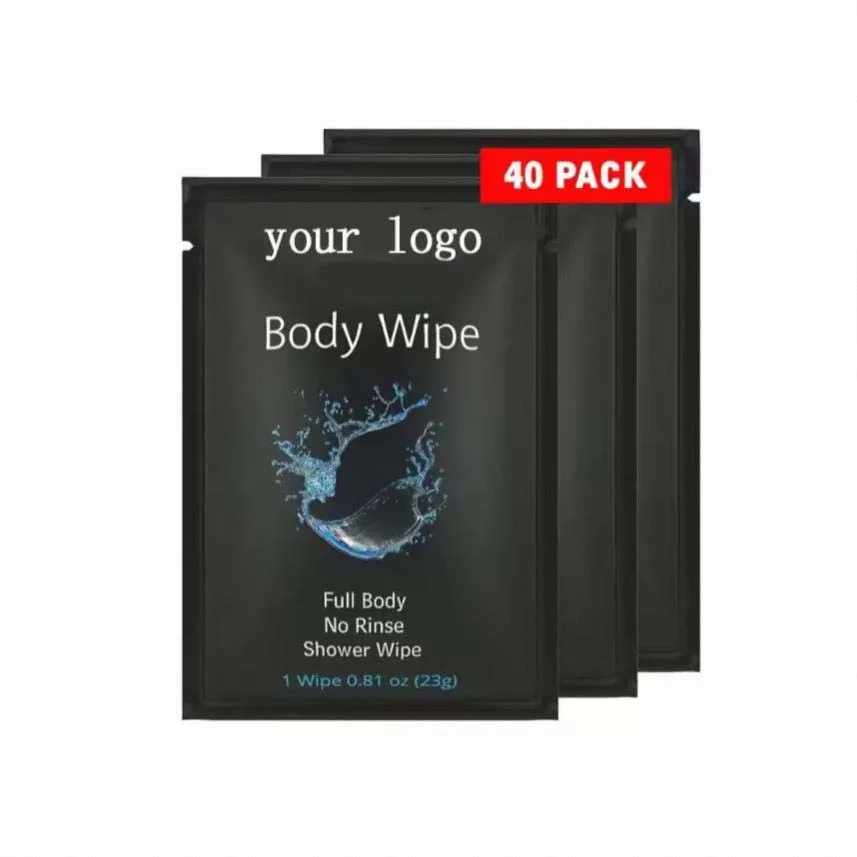 Индивидуальная упаковка для душа салфетки личной гигиены и очищения тела подходят спортзала путешествий