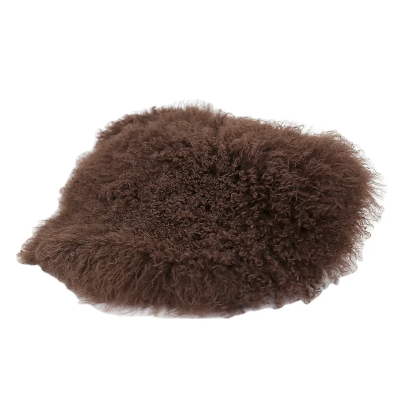 Ivory White Curly Wool Rug Flokati Fur Vintage Fur Blanket Newborn Photo Prop Newborn Blanket Curly Merino Fur Baby Backdrops